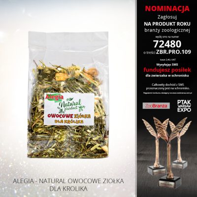 ALEGIA – NATURAL OWOCOWE ZIÓŁKA DLA KROLIKA