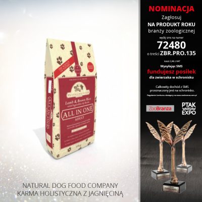 NATURAL DOG FOOD COMPANY – KARMA HOLISTYCZNA Z JAGNIĘCINĄ