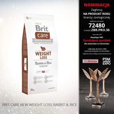BRIT CARE NEW WEIGHT LOSS RABBIT & RICE