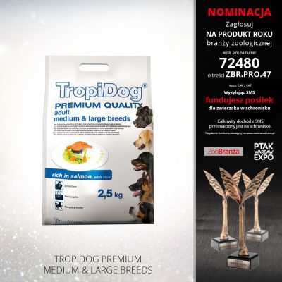 TROPIDOG PREMIUM MEDIUM & LARGE BREEDS