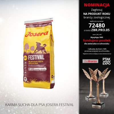KARMA SUCHA DLA PSA JOSERA FESTIVAL