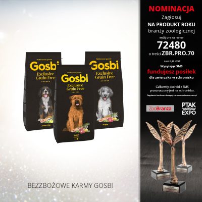 BEZZBOŻOWE KARMY GOSBI
