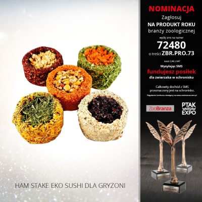 HAM STAKE EKO SUSHI DLA GRYZONI