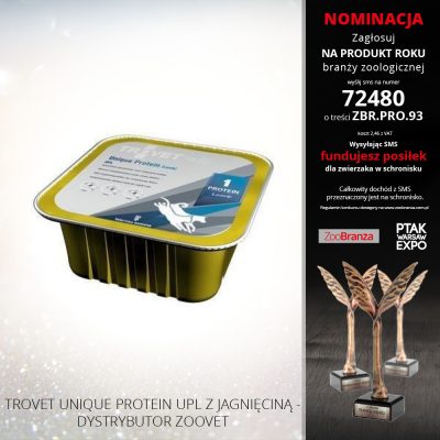 TROVET UNIQUE PROTEIN UPL Z JAGNIĘCINĄ – DYSTRYBUTOR ZOOVET